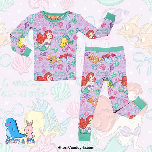 Under The Sea Toddler Bamboo Pajamas