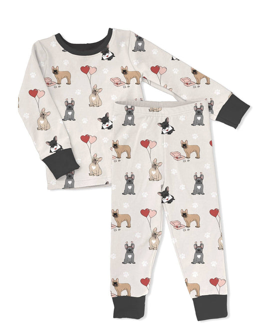 Puppy Love Bamboo Pajamas Set