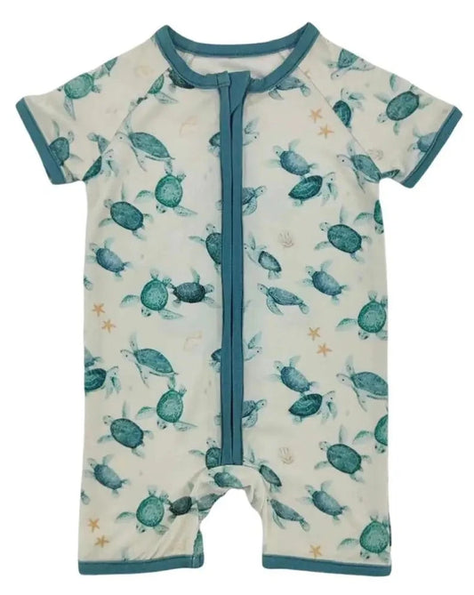 Sea Turtle Shortie Romper