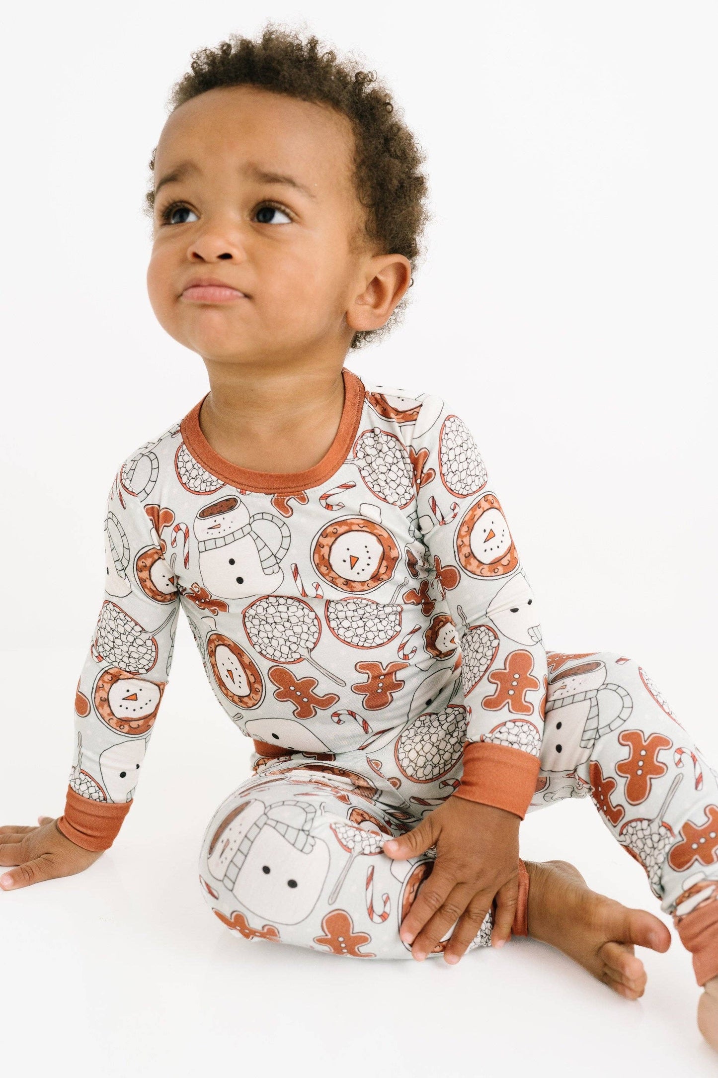 (Missing tags, final sale) 2T Hot Cocoa Bamboo Pajama Set