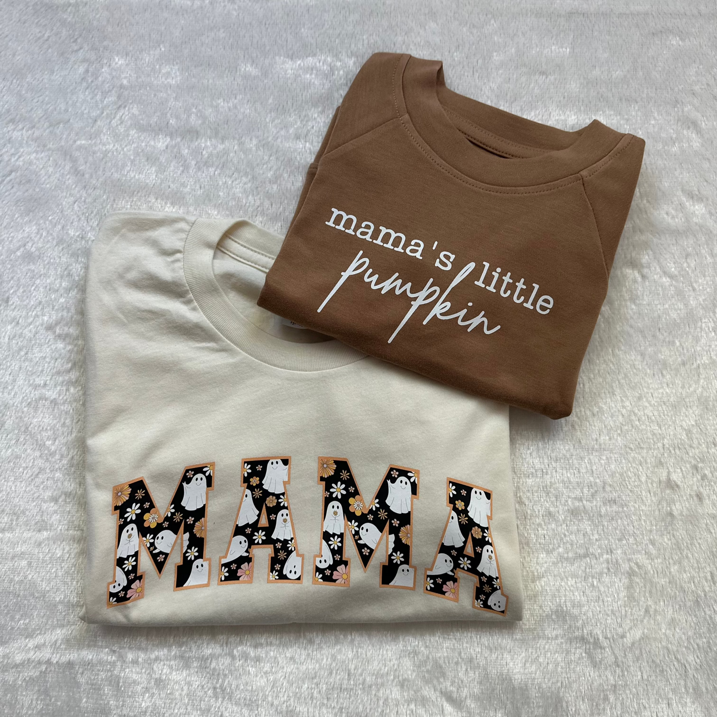 Mama's Little Pumpkin Cotton Pullover