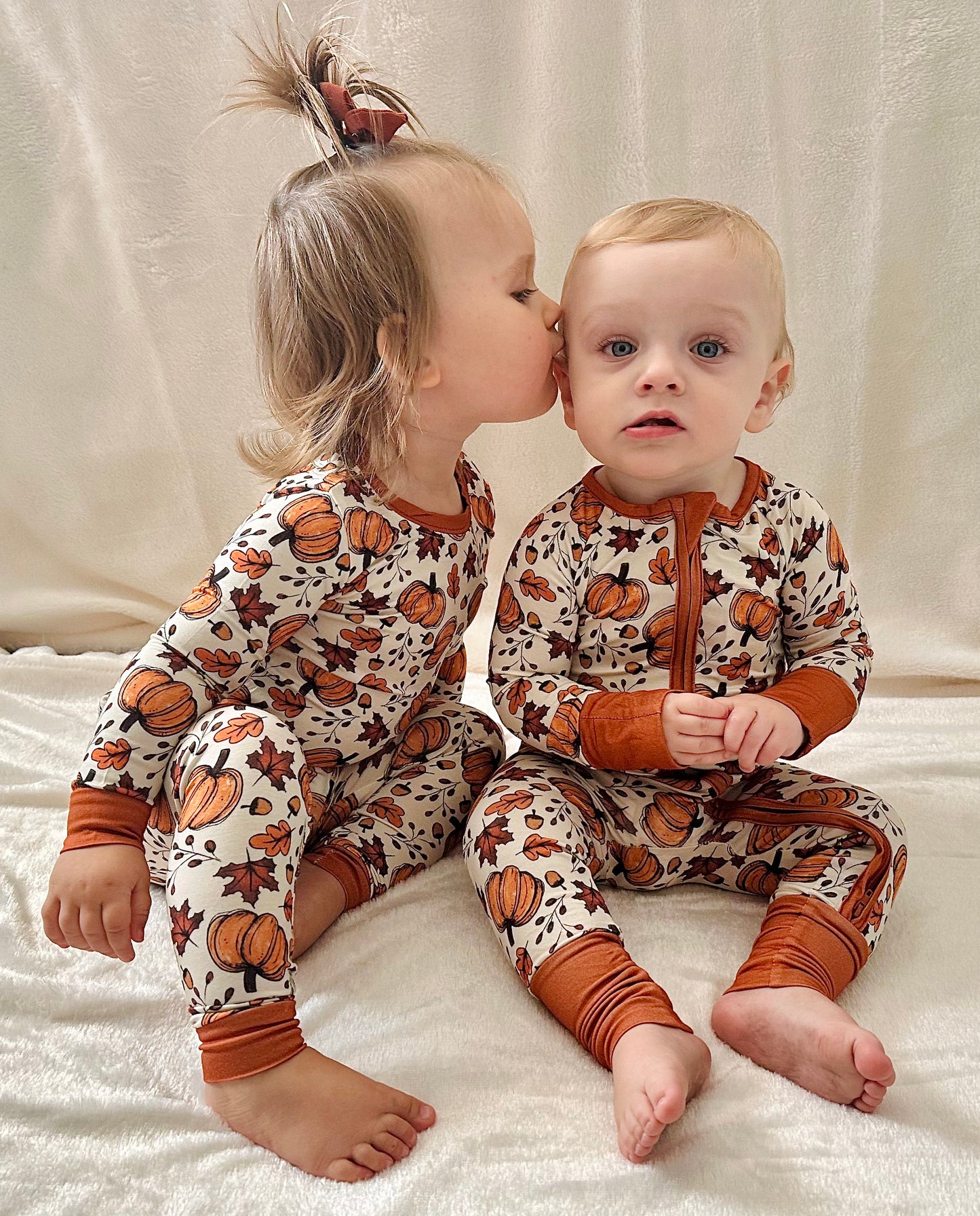 Pumpkin Harvest Bamboo Pajama Set