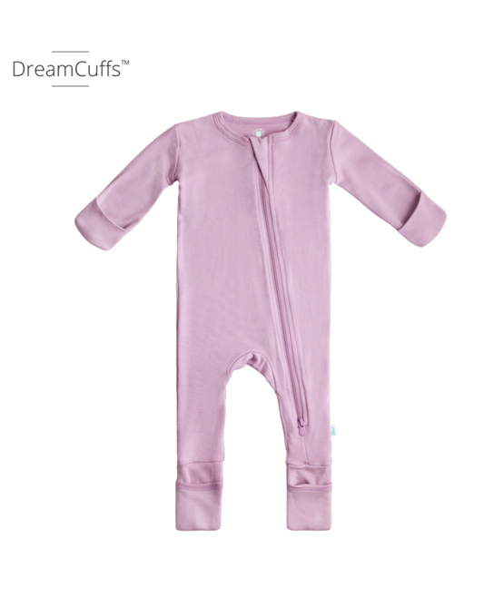 Bamboo Pajamas with Dreamcuffs - Misty Mauve