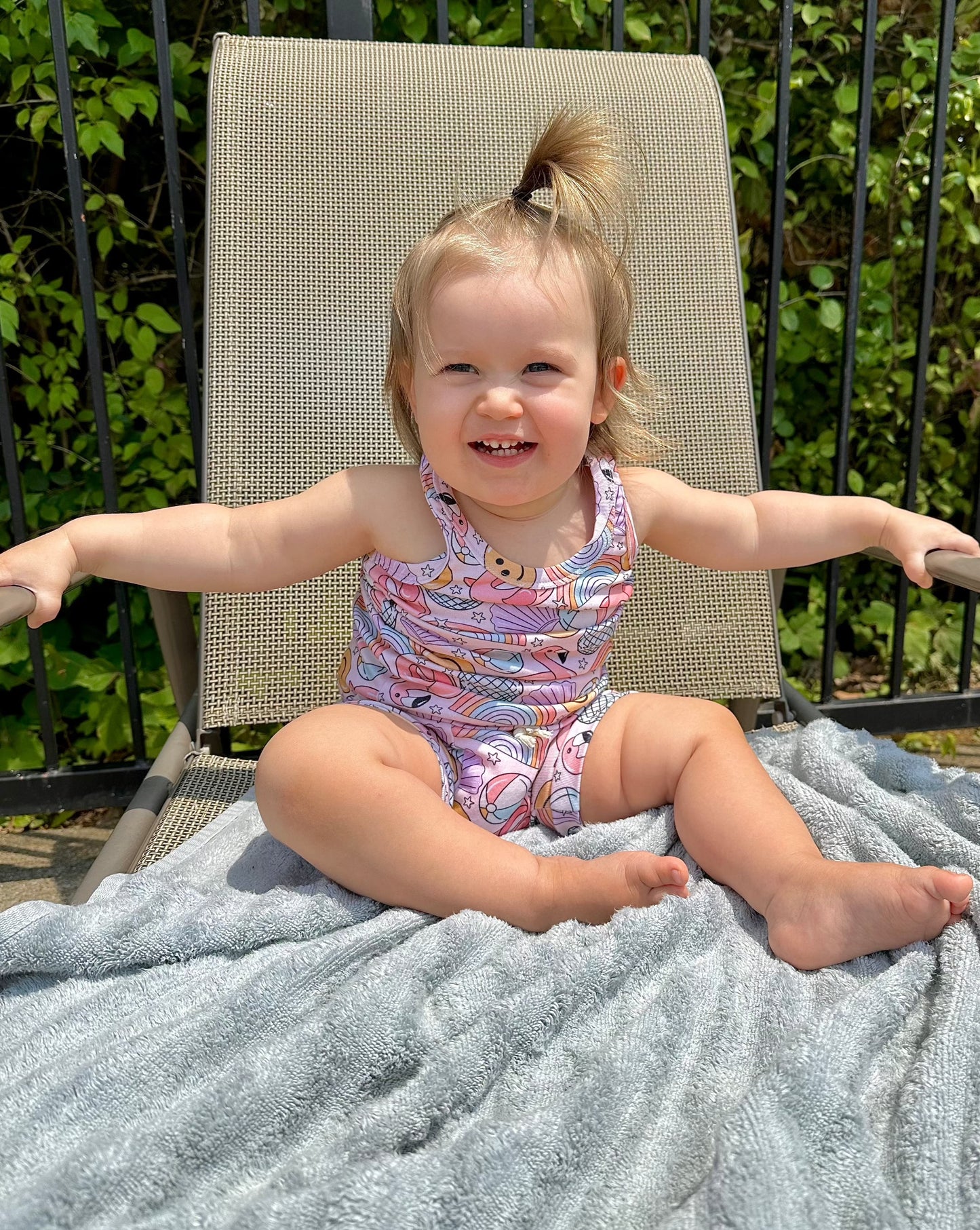 Pink Beach Babe Summer Tank Set