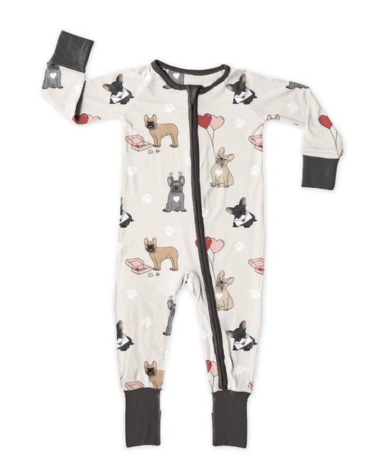 Puppy Love Bamboo Zippy Pajamas